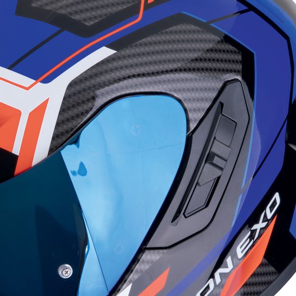 Scorpion Exo 1400 Evo II Air Linart Negro Azul Rojo