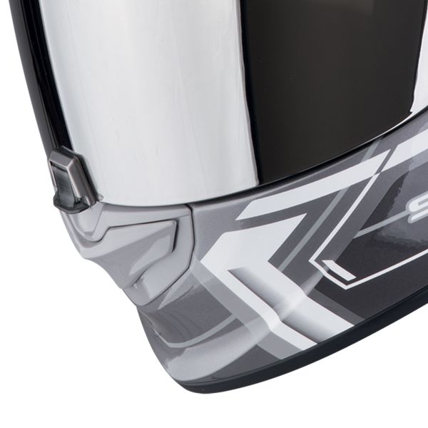 Scorpion Exo 1400 Evo II Air Linart Grey White + Kit bluetooth Exo-Com Link-1