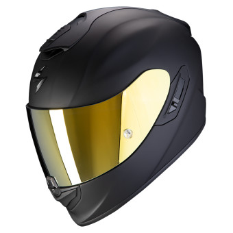 Scorpion Exo 1400 Evo II Air Solid Matt Black + Kit bluetooth Exo-Com Link-1