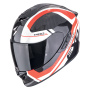 Casque Integral Scorpion Exo 1400 Evo II Carbon Air Enko Negro Rojo Blanco