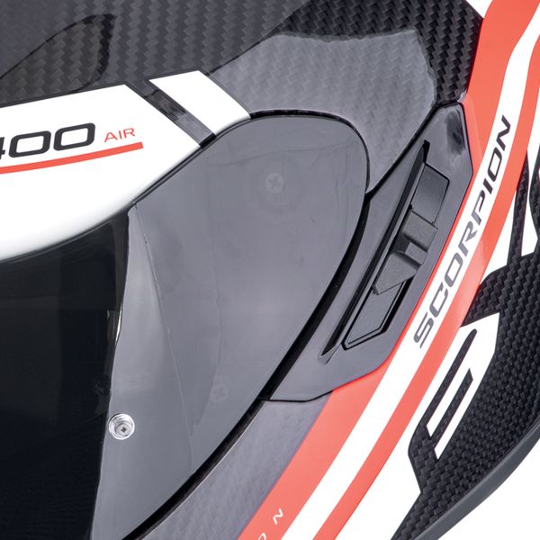 Scorpion Exo 1400 Evo II Carbon Air Enko Negro Rojo Blanco
