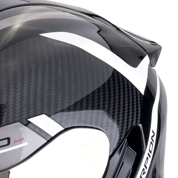 Scorpion Exo 1400 Evo II Carbon Air Enko Black + Kit bluetooth Exo-Com Link-1C
