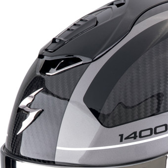 Scorpion Exo 1400 Evo II Carbon Air Enko Negro Plata Blanco