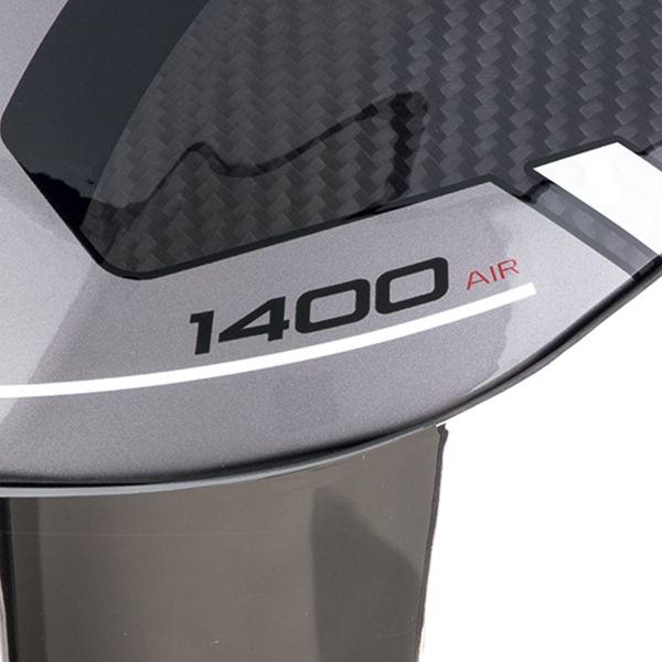 Scorpion Exo 1400 Evo II Carbon Air Enko Black + Kit bluetooth Exo-Com Link-1C