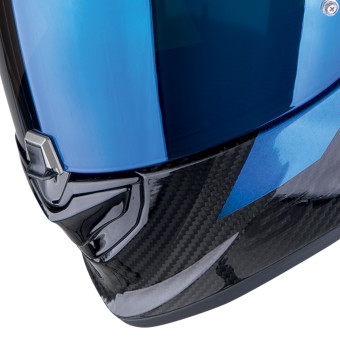 Scorpion Exo 1400 Evo II Carbon Air Platted Negro Azul