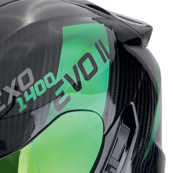 Scorpion Exo 1400 Evo II Carbon Air Platted Negro Verde