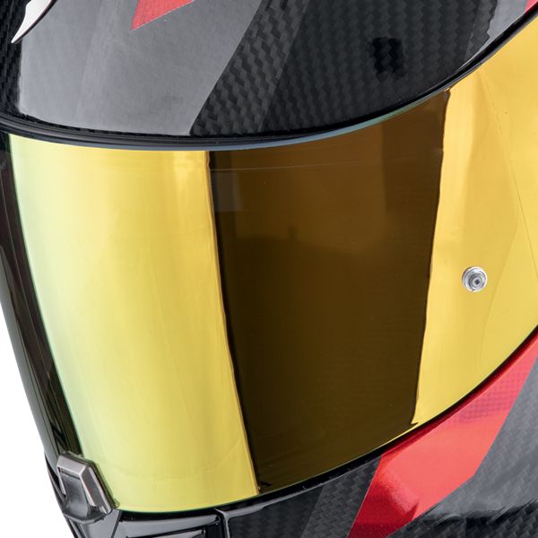 Scorpion Exo 1400 Evo II Carbon Air Platted Negro Rojo