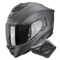 Pack Exo 1500 Carbon Air Solid Matt Black + Kit Bluetooth BT Mini