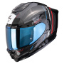 Casque Integral Scorpion Exo 1500 Carbon Air Zity Black Red Blue