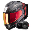 Pack Exo 1500 Carbon Air Zity Black Red + Kit Bluetooth 5S Solo