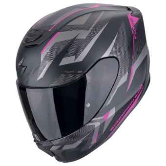 Scorpion Exo 391 Aaxo Matt Black Pink + Kit bluetooth BT Mini