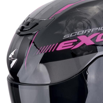 Scorpion Exo 391 Ava Black Pink + Kit bluetooth Exo-Com Link-1C