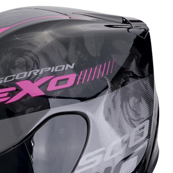Scorpion Exo 391 Ava Black Pink + Kit bluetooth Exo-Com Link-1C