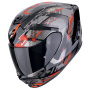 Casque Integral Scorpion Exo 391 Clutter Negro Rojo