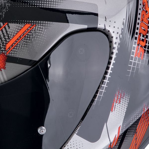 Scorpion Exo 391 Clutter Negro Rojo