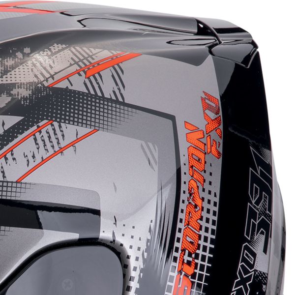 Scorpion Exo 391 Clutter Negro Rojo