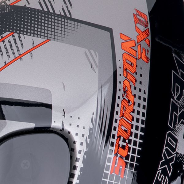 Scorpion Exo 391 Clutter Negro Rojo