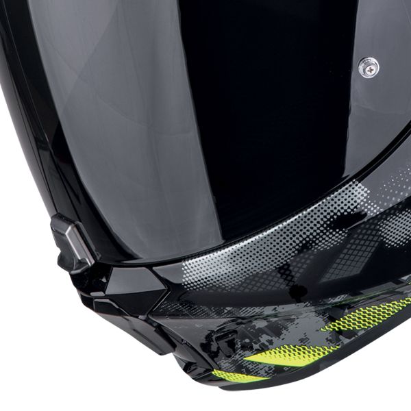 Scorpion Exo 391 Clutter Negro Amarillo Fluo
