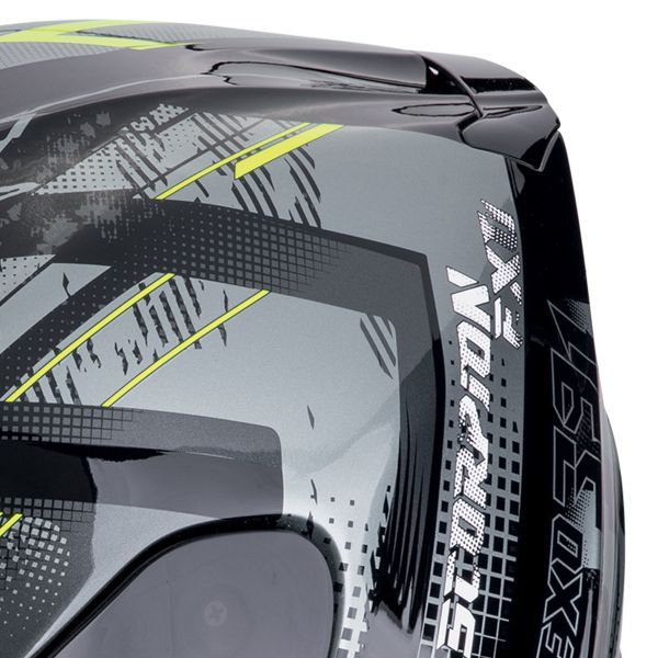 Scorpion Exo 391 Clutter Negro Amarillo Fluo