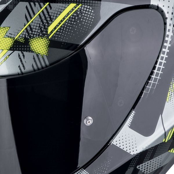 Scorpion Exo 391 Clutter Negro Amarillo Fluo