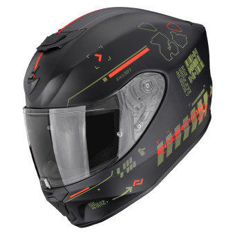 Integral Scorpion Exo 391 Iron Matt Black Green Red