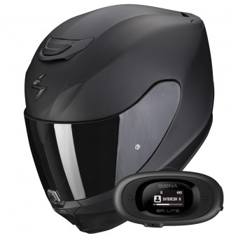 Integral Scorpion Exo 391 Solid Matt Black + Kit bluetooth 5R Lite