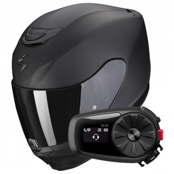 Integral Scorpion Exo 391 Solid Matt Black + Kit Bluetooth 5S