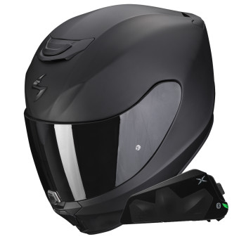 Integral Scorpion Exo 391 Solid Matt Black + Kit bluetooth Exo-Com Link-1C