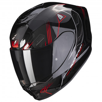 Scorpion Exo 391 Spada Black Neon Red + Kit Bluetooth 5S