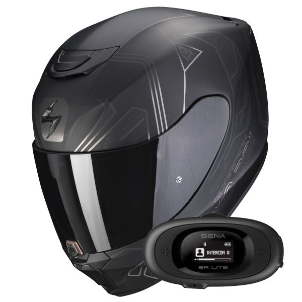 Integral Scorpion Exo 391 Spada Matt Black Chameleon + Kit bluetooth 5R Lite
