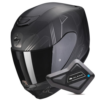 Integral Scorpion Exo 391 Spada Matt Black Chameleon + Kit bluetooth BT Mini