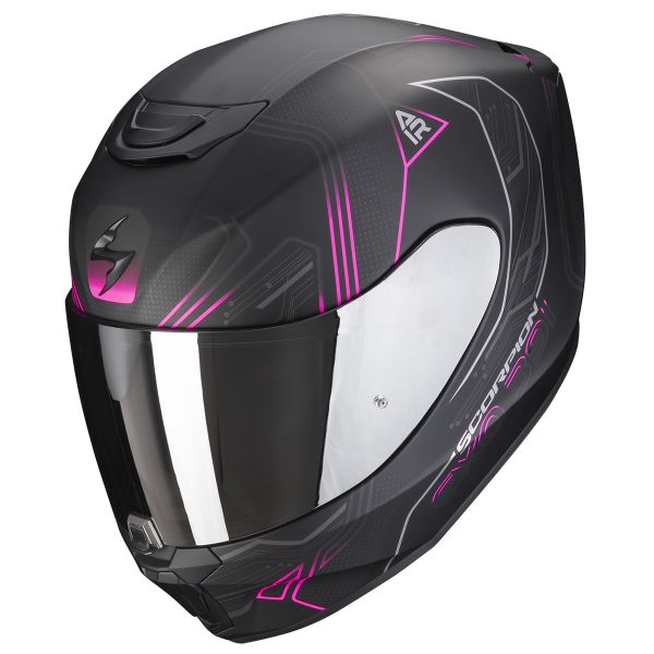 Casco moto Scorpion Exo 391 Spada Matt Black Pink Al Mejor Precio