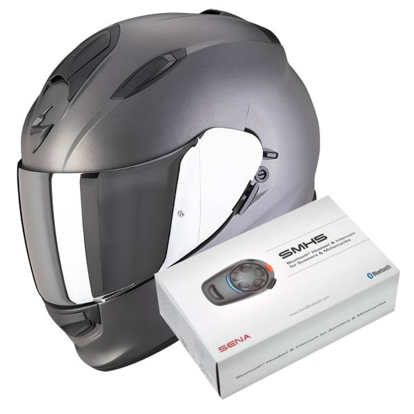 Integral Scorpion Exo 491 Anthracite Matt + Kit Bluetooth SMH5