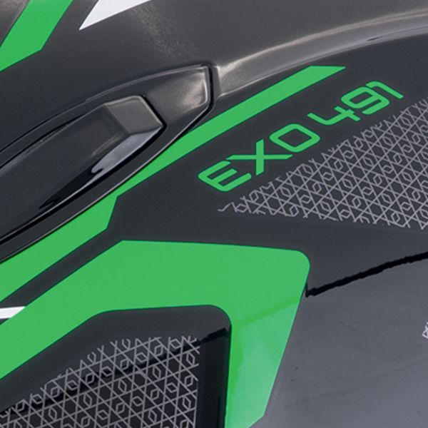 Scorpion Exo 491 Kripta Negro Verde Blanco