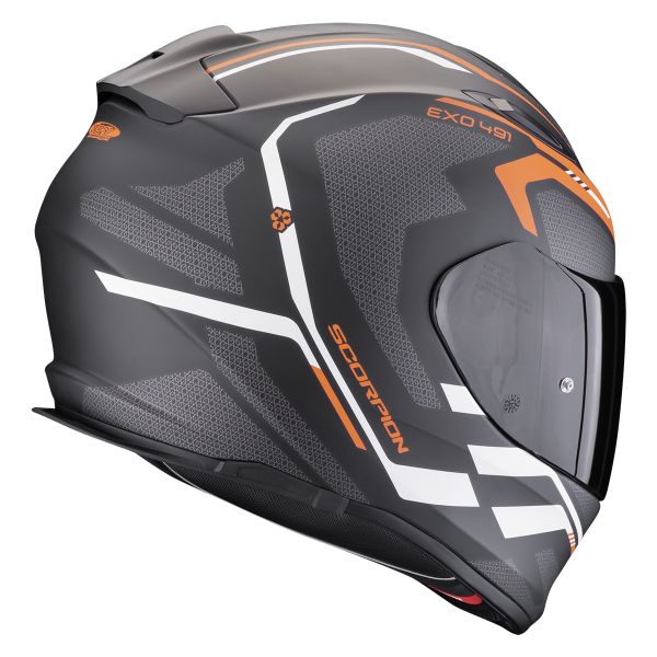 Scorpion Exo 491 Kripta Matt Black Orange White