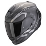 Casque Integral Scorpion Exo 491 Kripta Matt Black Silver