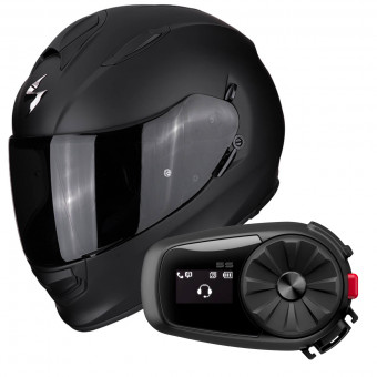 Integral Scorpion Exo 491 Matt Black + Kit Bluetooth 5S