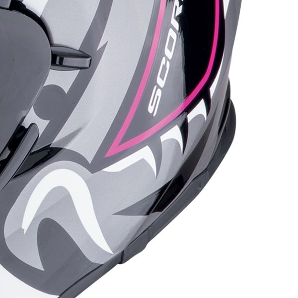 Scorpion Exo 491 Pirate Rosa + Kit Bluetooth Exo-Com Link-1C