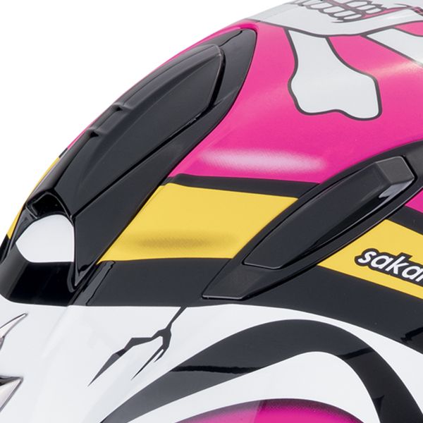 Scorpion Exo 491 Pirate Rosa + Kit Bluetooth Exo-Com Link-1C