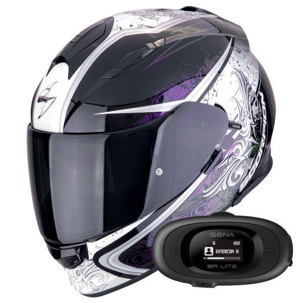 Integral Scorpion Exo 491 Run Black Chameleon + Kit bluetooth 5R Lite Integral Scorpion Exo 491 Run Black Chameleon + Kit bluetooth 5R Lite