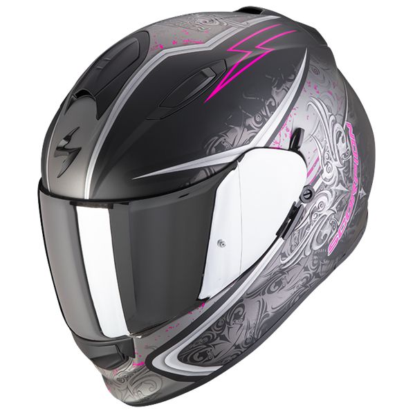 Scorpion Exo 491 Run Matt Black Pink + Kit bluetooth 5R Lite