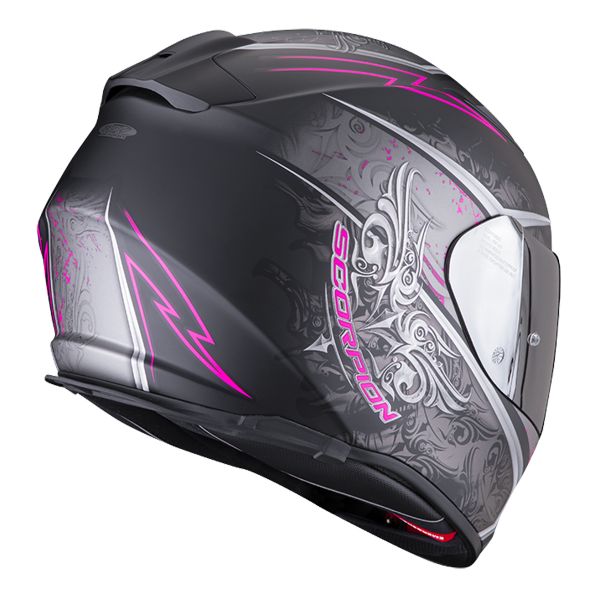 Scorpion Exo 491 Run Matt Black Pink + Kit bluetooth 5R Lite