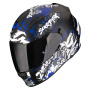 Casque Integral Scorpion Exo 491 Spector Matt Black Blue