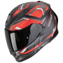Casque Integral Scorpion Exo 491 Zumo Matt Black Red