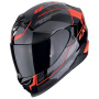 Casque Integral Scorpion Exo 520 Evo Air Lena Negro Rojo