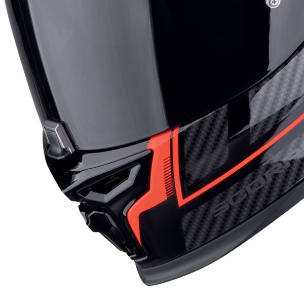 Scorpion Exo 520 Evo Air Lena Negro Rojo