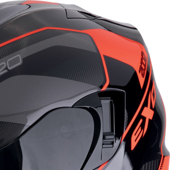 Scorpion Exo 520 Evo Air Lena Black Red + Kit bluetooth Exo-Com Link-1C