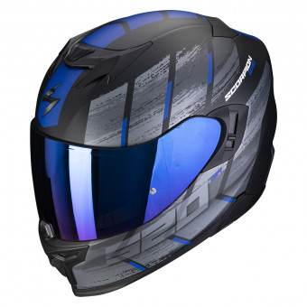 Casque Integral Scorpion Exo 520 Evo Air Maha Matt Black Blue Casque Integral Scorpion Exo 520 Evo Air Maha Matt Black Blue