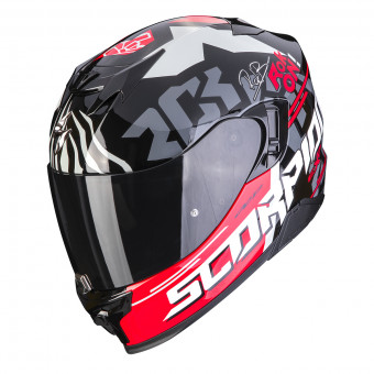 Scorpion Exo 520 Evo Air Rok Bagoros Black Red + Kit bluetooth 5R Lite