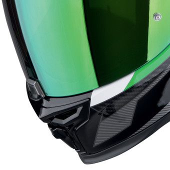 Scorpion Exo 520 Evo Air Sensus Black Green + Kit bluetooth Exo-Com Link-1